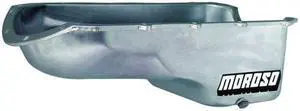 Moroso 20492 7-1/8" Stock Replacement Oil Pan for Pontiac 301-455 Engines