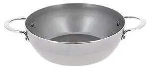 de Buyer - Mineral B carbon Steel country Fry Pan 2 Handles - Naturally Nonstick - Oven-Safe - Induction-ready - 11