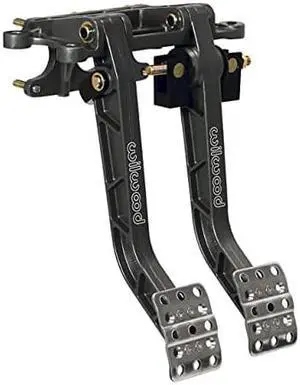 Wilwood 340-11295 Brake Pedal (Adjustable Dual/Clutch; Forward Swing Mount), 1 Pack
