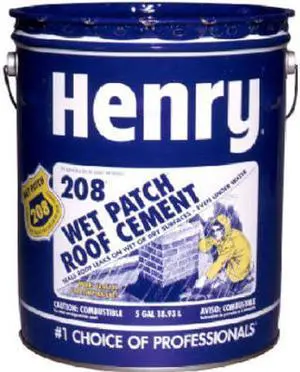 HENRY HE208071 Roof cement, 5 gallon