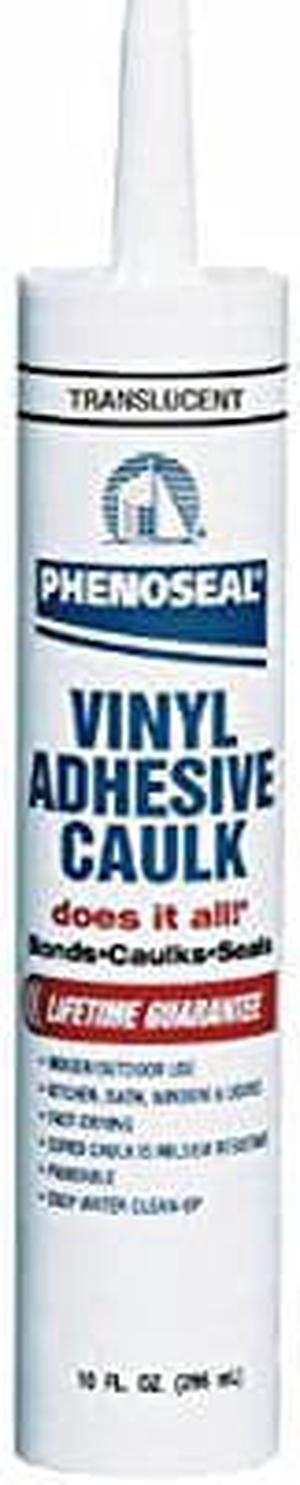 Dap 00006 6 Pack Translucent Phenoseal Does It All Vinyl Adhesive caulk 10-Ounce