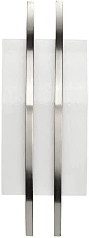 Nuvo Lighting 62/102 Trax LED One Light Wall Sconce 4.8 Watt 285 Lumens Soft White 2700K KolourOne Technology Frosted Glass Brushed Nickel Fixture Nuvo Lighting 62/102 Trax LED One Light Wall Sconce 4.8 Watt 285 Lumens Soft White 2700K KolourOne Technology Frosted Glass Brushed Nickel Fixture