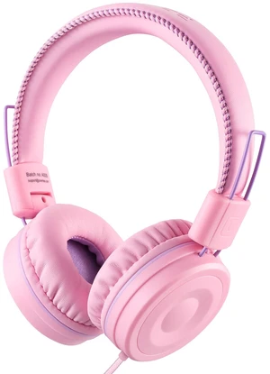 M1 Kids Headphones Wired Headphone for Kids,Foldable Adjustable Stereo Tangle-Free,3.5MM Jack Wire Cord On-Ear Headphone for Children (Pink) M1 Kids Headphones Wired Headphone for Kids,Foldable Adjustable Stereo Tangle-Free,3.5MM Jack Wire Cord On-Ear Headphone for Children (Pink)