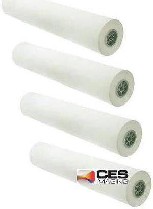 4 Rolls 24x150 20Lb Bond Paper 2"core For use in HP Designjet Inkjet Plotters by CES Imaging