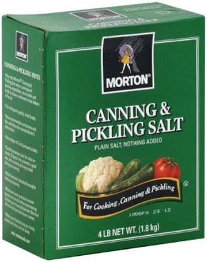 Morton Canning & Pickling Salt, 4-pounds (Pack of9)