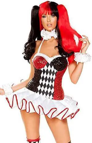 Roma Costume Joke Lover Black/red/White Womens Party Costume - 3pc, Large Roma Costume Joke Lover Black/red/White Womens Party Costume - 3pc, Large