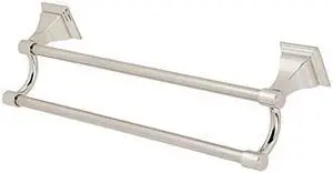 Kingston Brass BAH612318PN Monarch Dual Towel Bar, Polished Nickel