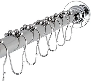 Kingston Brass SCC3111 Edenscape Shower Curtain Rod, Polished Chrome Kingston Brass SCC3111 Edenscape Shower Curtain Rod, Polished Chrome