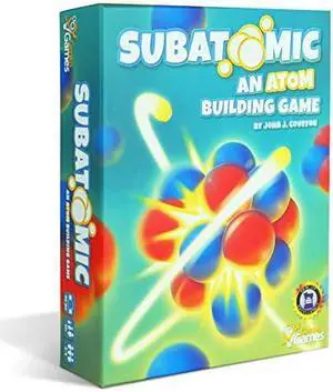 Subatomic: an Atom Building Game (2nd Edition) | A Strategy Board Game with Accurate Science!