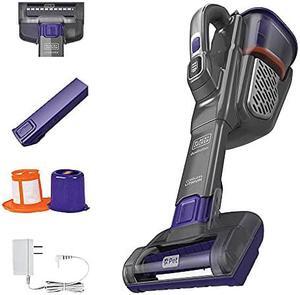 BLAcK+DEcKER Furbuster Handheld Vacuum for Pets, cordless, Advancedclean+, gray (HHVK515JP07)
