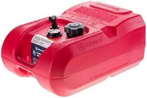 Attwood 8806LPG2S EPA Certified Portable 6 Gallon Fuel Tank with Gauge