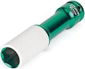 Titan 21122 1/2-Inch Drive x 22mm Non-marring Impact Extra-Long Lug Nut Socket