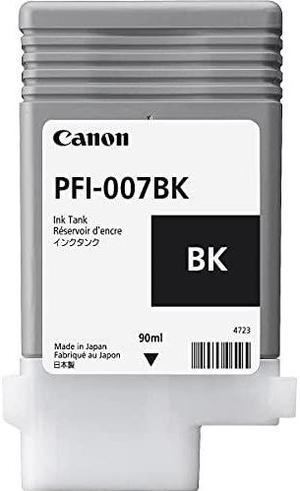 Canon PFI-007BK Ink Tank (90mL) Black