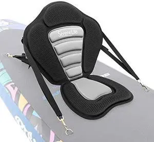 Detachable Universal Paddle-Board Seat - Adjustable Paddle Board Seat, Form-Fitting Design for All Body Sizes, Large & Small, Compatible for Kayaks, Rowboats, Fishing Boats - SereneLife SLSUPST15
