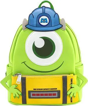 Loungefly Disney Monsters Inc Mike Wazowski Scare cosplay Womens Double Strap Shoulder Bag Purse