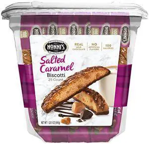 Nonnis Biscotti Value Pack, Salted caramel, 25 count, 1 lb 5 oz (595g)