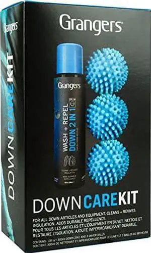 Grangers Down Care Kit / Down Wash + Repel / 3 Dryer Balls / 10oz