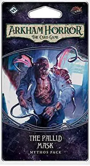 Arkham Horror The Card Game The Pallid Mask MYTHOS PACK | Horror Game | Mystery Game | Cooperative Card Game | Ages 14+ | 1-2 Players | Average Playtime 1-2 Hours | Made by Fantasy Flight Games Arkham Horror The Card Game The Pallid Mask MYTHOS PACK | Horror Game | Mystery Game | Cooperative Card Game | Ages 14+ | 1-2 Players | Average Playtime 1-2 Hours | Made by Fantasy Flight Games