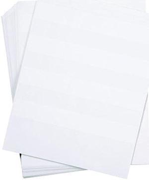 Panduit S100X075YAJ Laser/Inkjet Self-Laminated Label, Polyester, Clear/ White (2,500-Pack)
