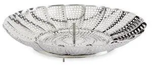 RSVP Endurance Stainless Steel Vegetable Steamer, 12-inch