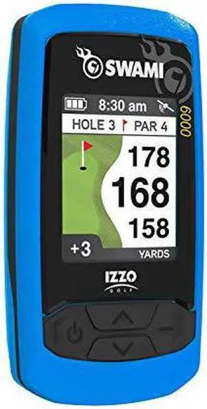Izzo Swami 6000 Handheld golf gPS Water-Resistant color Display with 38,000 course Maps & Scorekeeper