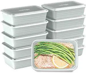 Bentgo Prep 1-compartment Meal-Prep containers with custom-Fit Lids - Microwaveable, Durable, Reusable, BPA-Free, Freezer and Dishwasher Safe Food Storage containers - 10 Trays & 10 Lids (Mint) Bentgo Prep 1-compartment Meal-Prep containers with custom-Fit Lids - Microwaveable, Durable, Reusable, BPA-Free, Freezer and Dishwasher Safe Food Storage containers - 10 Trays & 10 Lids (Mint)