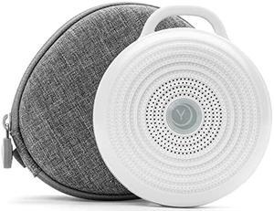 Yogasleep Rohm Portable White Noise Sound Machine + Travel case in grey (Pack of 2) Sleep Therapy, crush-Resistant Travel case, for Adults, Kids & Baby, Noise Blocking & Office Privacy, Registry gift