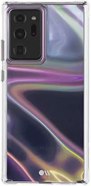 Case-Mate - Case for Samsung Galaxy Note 20 Ultra 5G - SOAP Bubble w/Micropel - 10 Ft Drop Protection - 6.9 - Iridescent