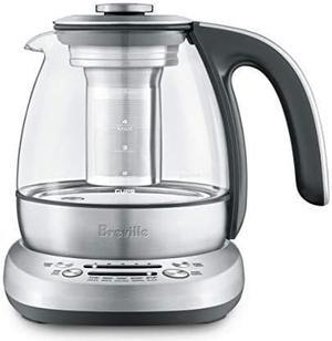Breville BTM500CLR Smart Tea Infuser Compact Tea Maker, Brushed Stainless Steel 8.3\ X 8.3\" X 9.3\""
