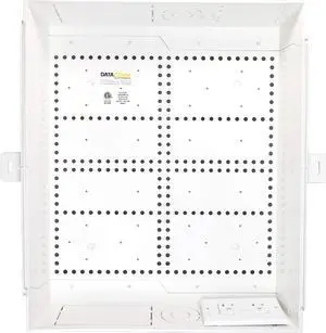 DATA cOMM Electronics 45-8021-1S connected Media Box with Duplex Surge Receptacle