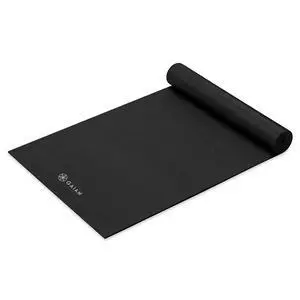 Premium Yoga Mat, 5mm Non-Slip Exercise Mat (Black) | Solid Color Non-Slip | 5mm PVC Cushion | Easy-Cinch Carrying Strap | Yoga, Pilates & Floor Workouts | 68"x24" Premium Yoga Mat, 5mm Non-Slip Exercise Mat (Black) | Solid Color Non-Slip | 5mm PVC Cushion | Easy-Cinch Carrying Strap | Yoga, Pilates & Floor Workouts | 68"x24"