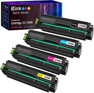 E-Z Ink  compatible Toner cartridge Replacement for Samsung 504 504S cLT-K504S cLT-504S cLT-M504S cLT-c504S cLT-Y504S to Use with SL-c1860FW SL-c1810W cLP-415NW cLX-4195FW Printer Tray (4 Pack)