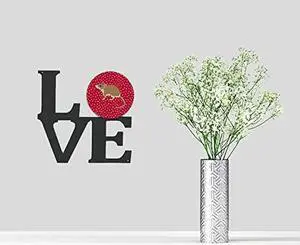 Carolines Treasures Spiny Mouse Metal Artwork Love Wall-Decor, Multicolor