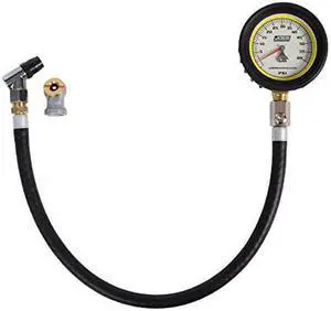 Joes Racing Products Tire Pressure Gauge, Pro Tire, Glow in The Dark, 0-60 psi, Analog, 2-1/2 in Diameter, White Face, 1 lb. Increments, Each,BLACK,32317 Joes Racing Products Tire Pressure Gauge, Pro Tire, Glow in The Dark, 0-60 psi, Analog, 2-1/2 in Diameter, White Face, 1 lb. Increments, Each,BLACK,32317
