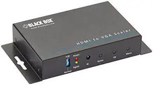 Black Box HDMI-to-VGA Scaler and Converter with Audio Black Box HDMI-to-VGA Scaler and Converter with Audio