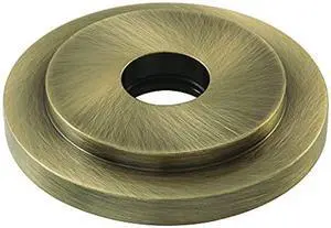 Kingston Brass FLEURO3 Manhattan Shower Arm Flange, Antique Brass