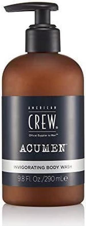 Men\'s Body Wash by American Crew, Acumen with Cranberry Extract, Gently Cleanses Skin, 9.8 Fl Oz