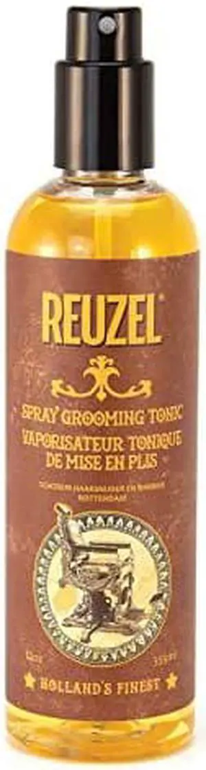 REUZEL Hairspray grooming Tonic - Subtle Apple, Peppermint Fragrance - Perfect For Blow Drying - Ideal For Volume, Lift And Texture - Low Shine - Protects Hair From All Thermal Styling - 12 Oz
