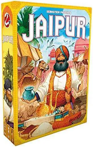 Jaipur Board Game (New Edition) | Strategy Game for Adults and Kids | Two Player Trading Game | Fun Tactical Game | Ages 10 and up | 2 Players | Average Playtime 30 Minutes | Made by Space Cowboys