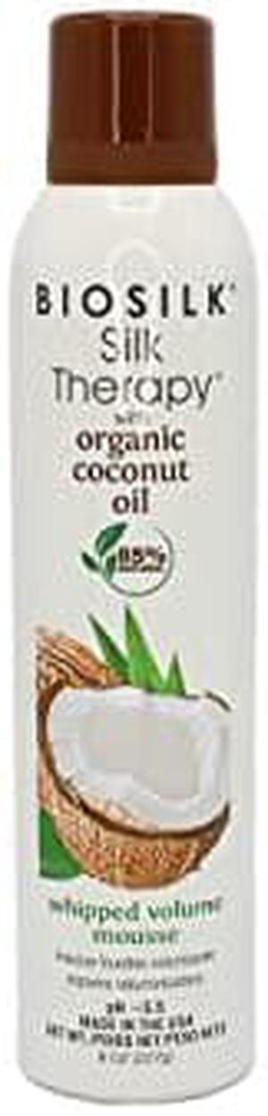 Biosilk Silk Therapy with Coconut Oil Whipped Volume Mousse Unisex Mousse 8 oz