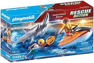 Playmobil Shark Attack and Rescue Boat