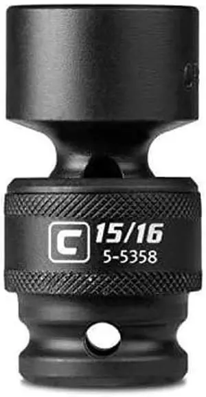 Capri Tools 15/16-Inch Universal Impact Socket, 1/2-Inch Drive, 6-Point, SAE