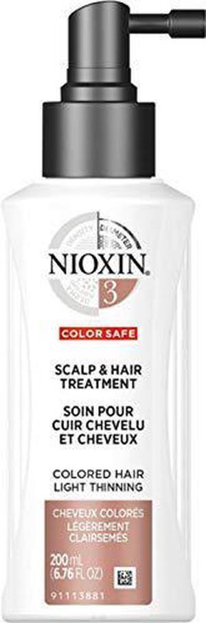 Nioxin System 3 Scalp & Hair Treatment, color Treated Hair with Light Thinning, 6.76 oz