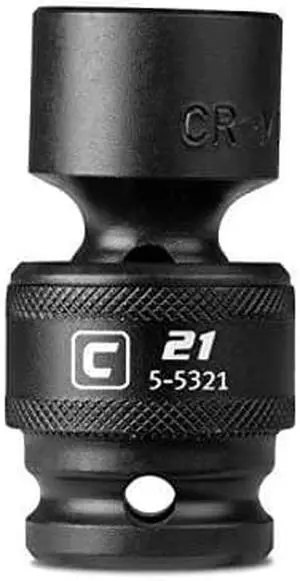 Capri Tools 21 mm Universal Impact Socket, 1/2-Inch Drive, 6-Point, Metric