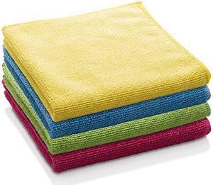 E-Cloth General Purpose Microfiber Cleaning Cloth, 300 Wash Guarantee, Assorted Colors, 4 Pack