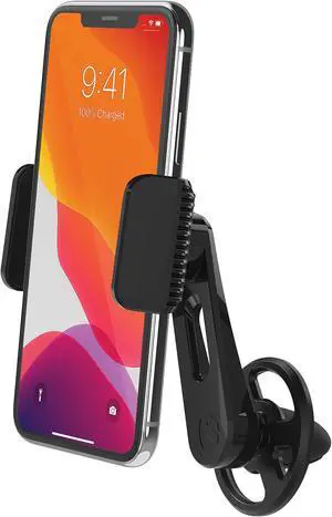 Scosche VP2M-SP Universal Freeflow Vent Mount cell Phone Holder  Vent clips for Mobile Device  Portable, Adjustable 360 Mount