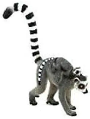 MOJO Lemur with Baby Toy Figure