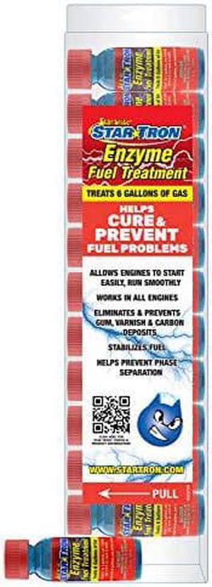 STAR BRITE Star Tron Enzyme Fuel Treatment SEF Gasoline Formula - 1 oz. Treats 6 Gallons - 1 OZ - 12 Pack (14312)