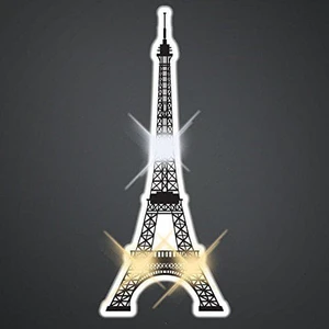 blinkee Eiffel Tower Flashing Body Light Lapel Pins blinkee Eiffel Tower Flashing Body Light Lapel Pins