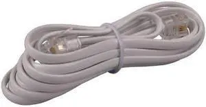 RcA 7 Foot Modular Line cord TP210WHN (White)